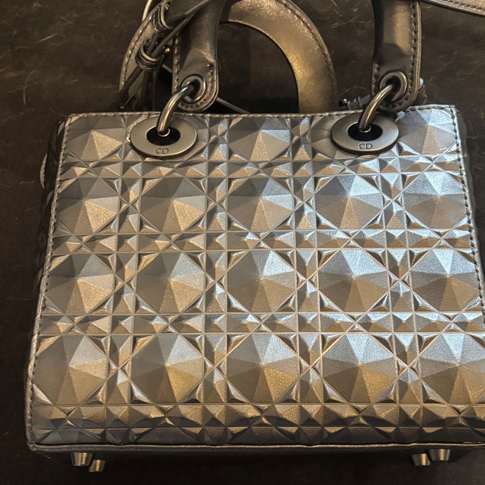 Dior black Geometric Satchel - Picture 8 of 16